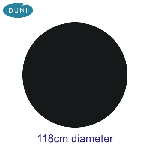 Dunicel Round Black Tablecovers
