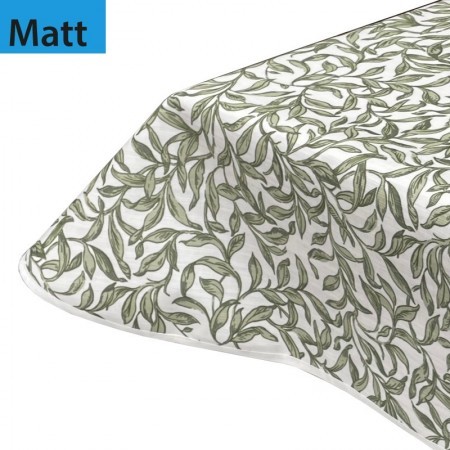 CLEARANCE Finette Willow, Matt Oilcloth Tablecloth