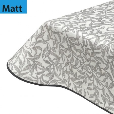 CLEARANCE Finette Stone, Matt Oilcloth Tablecloth