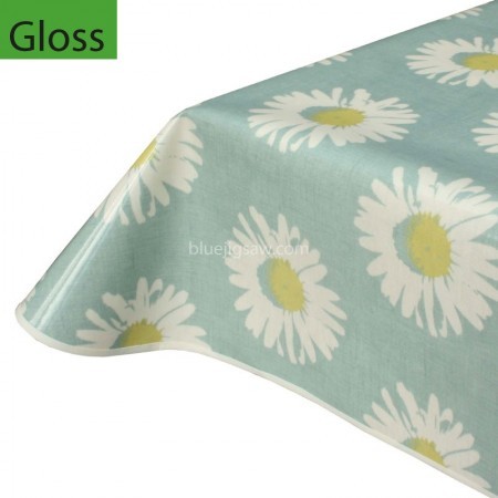 CLEARANCE Lazy Daisy, Gloss Oilcloth Tablecloth