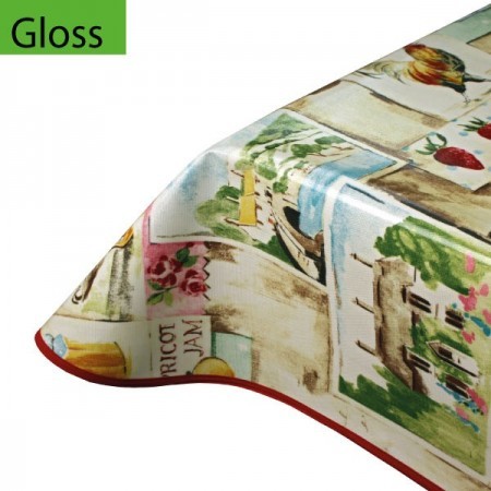 CLEARANCE Country Life, Gloss Oilcloth Tablecloth