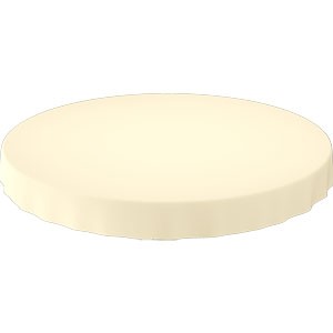 Evolin 240cm Diameter Cream Tablecovers