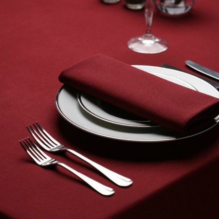 Maroon Spun Polyester Tablecloths