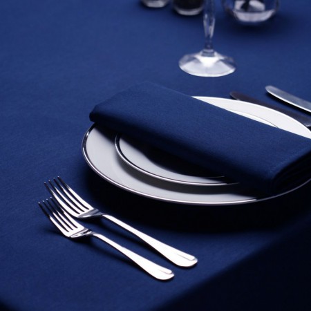 Midnight Blue Spun Polyester Tablecloths