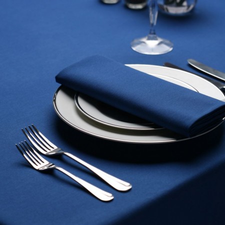 Royal Blue Spun Polyester Tablecloths