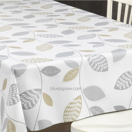 Large Leaf Wipeclean PVC Tablecloth