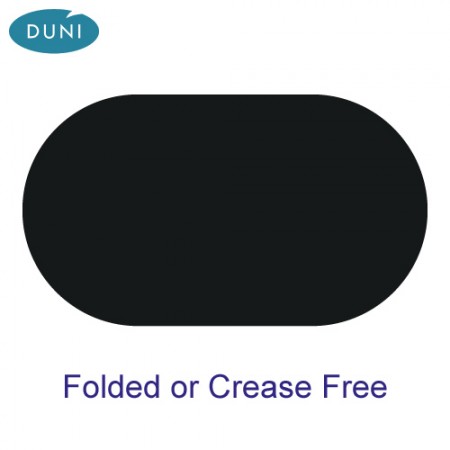 Dunicel Oval Black Tablecovers