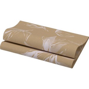 Dunisoft® Napkin 40 x 40cm Eco Leaves, Carton