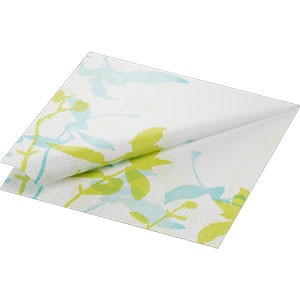 Duni Tissue Design Napkin, 3ply 40cm x 40cm, Elise