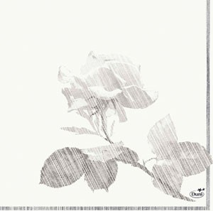 Duni Grey Rose 3ply 33cm Tissue Napkin