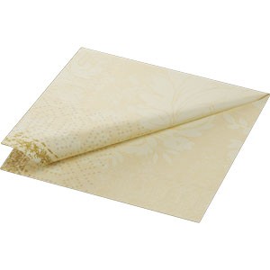 Duni Tissue Napkins 33cm x 33cm Carton, Royal Cream