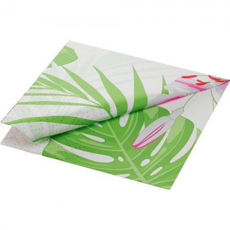 Duni Tissue Napkins 33cm x 33cm Carton, Tropical Lilly