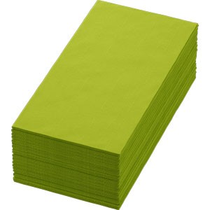 Duni 3ply 40cm Tissue Napkins Kiwi Bookfold