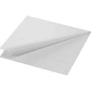 Duni Tissue Napkin, 1ply 33cm White