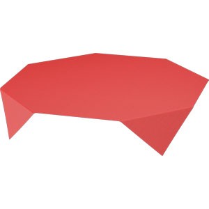 Linnea Red Dunisilk® Slipcover 84cm x 84cm