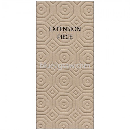 Rectangle Extension Beige Table Protector