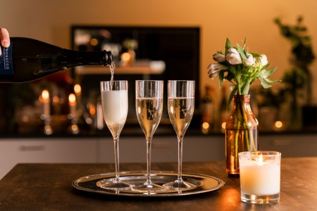 Reusable Elegance Champagne Glasses